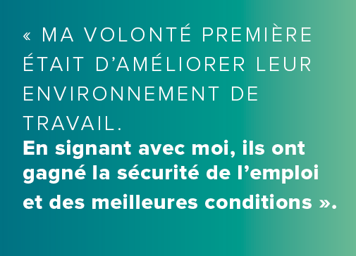 Qu’est-ce qui a changé avec l’acquisition de cet entrepôt ?